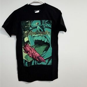 Jujutsu Kaisen Black Anime Graphic T-Shirt